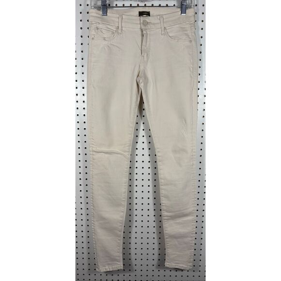 Mother bump in the night off white denim jeans size 27 - Picture 1 of 11